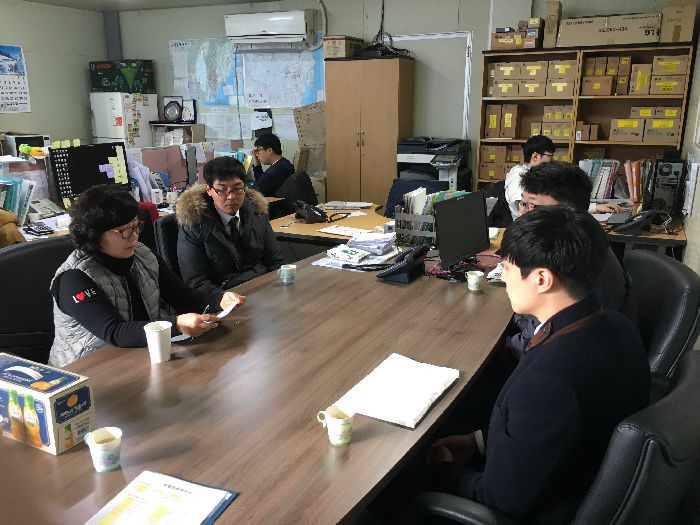 TAC공조냉동 단체면접 사진